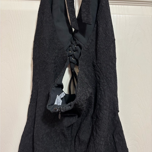 Princess Polly Textured Black Dress - Picture 3 of 7